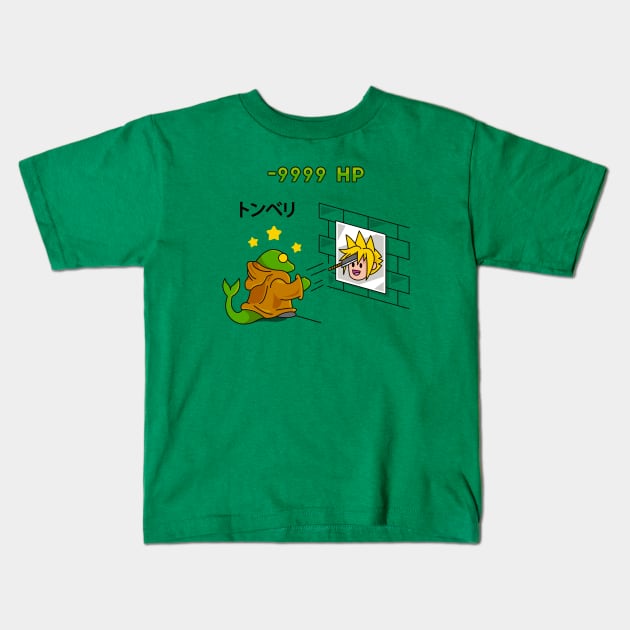 Tonberry Training Kids T-Shirt by logozaste